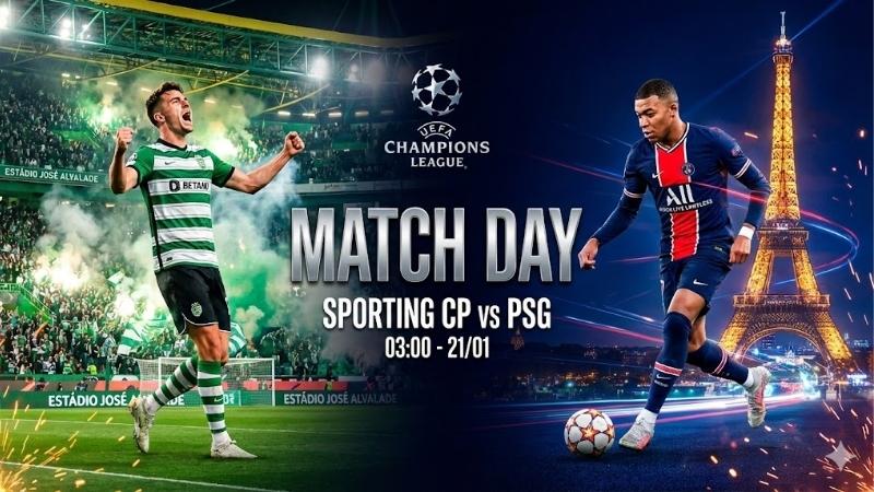 Nhận định Sporting Lisbon vs PSG 03h00 ngày 21-1 03h00-ngay-21-1-sporting-lisbon-vs-psg